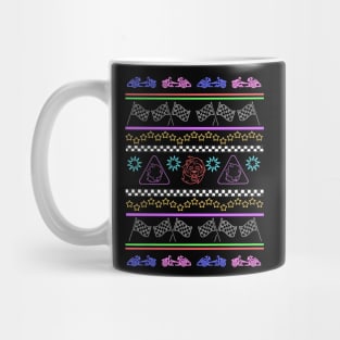 Glamrock Wolf Ugly Holiday Sweater Mug